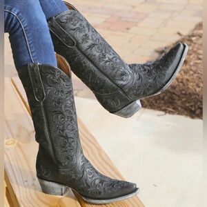 Old Gringo Clarise Black On Black Embroidered ‘lil Black Boots’ Beauties 7.5 EUC